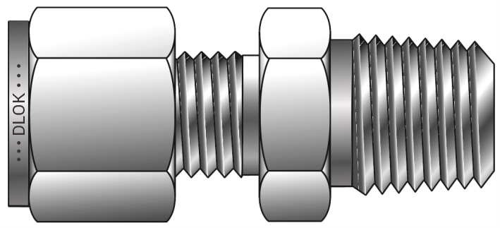 Male Connector BSPT (For Fractional Tube)